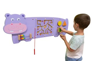 Wall toy hippo